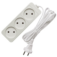 Удлинитель 3х1.5м без заземл. 6А IP20 ШВВП 1.3кВт Союз 481S-0301, 333301