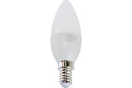 1273609 Лампа светодиодная Eco 9Вт C35 свеча 4000К нейтр. бел. E14 230В IEK LLE-C35-9-230-40-E14
