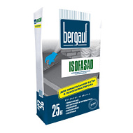 Клей для пенополистирола и мин. ваты Bergauf ISOFASAD, 25кг /56/