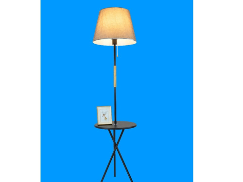 Торшер 9369B-BK
