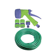 Набор поливочный, шланг Palisad 3/4" 25 м 7-реж пистолет, соеденитель, адаптер