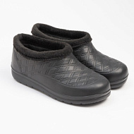 Галоши утеплённые, размер 41/42, цвет чёрный