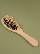 Расчёска массажная DARK, деревянная, 6×22(±1) см