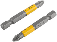 57515 Биты FIT кованые, сталь S2, односторонние 50 мм PZ2, Профи 2 шт., блистер