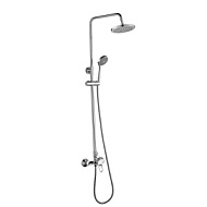 DR21070  Смеситель для душа Decoroom, хром, Тропический душ, лейка 1 режим, без излива