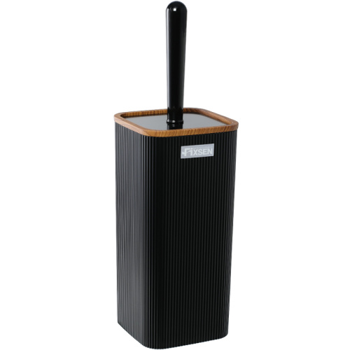 Ершик для унитаза Fixsen Black Wood, черный