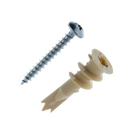 Дюбель Driva с шурупом нейлон 4шт/пакет