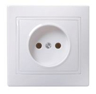 245471 Розетка 1-м СП Кварта 10А IP20 без заземл. крем. ИЭК ERK13-K33-10-DM