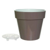 Кашпо пластиковое ПОРТО 15л мокко