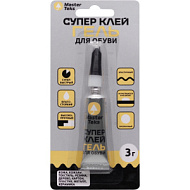Супер-клей  MasterTeks гель обувной 3гр прозрачный