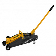 51155 Домкрат Denzel гидравлический, подкатной, с фиксатором, 2,8 т, 135-385 мм