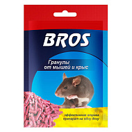 Гранулы BROS от крыс и мышей 90гр
