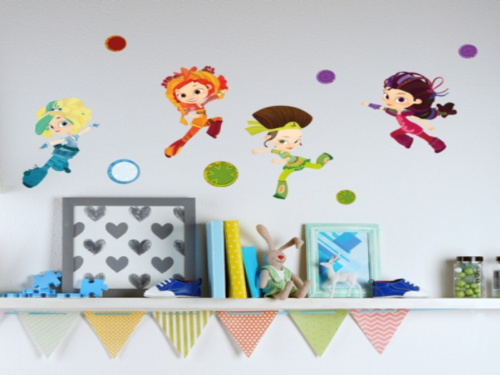 Виниловая наклейка Декоретто Сказочный патруль в городе 35*50