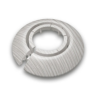 Обвод универсальный для труб Ф16-22мм "Идеал" (2шт. во флоупак) Клен серый