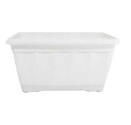 Ящик балконный Ангора дренажная решетка, мрамор 280*155*150 мм, 4 л