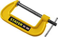 Струбцина STAYER G-образная, 100мм