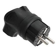 Вилка электрич. с боковым вводом ОМЕГА с заземл. IP44 ВБу3-1-0м ИЭК PKR01-U-016-2-K02