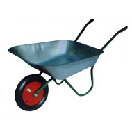 Тачка садовая "Чибис" 65л/120кг(1 пневмоколесо 3.00/3.25-8 оцинк.кузов 0,6мм, разборная рама)