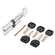 Цилиндровый механизм АЛЛЮР HD FG 80-5К (35х10х35) CP хром 5 перф.кл/верт