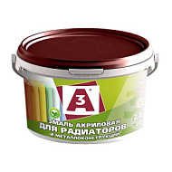 Эмаль для радиаторов отопления А3 акриловая, белая, 0,8 кг