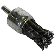 74466 Щетка для дрели Matrix, 30мм, "чашка" со шпилькой, крученая металлическая проволока