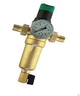 Фильтр промывной с редуктором сниж.давл., корпус латунь  1/2"