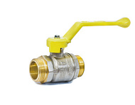 Кран шаровой газ LD Pride DN15 Ру40 НР/НР рычаг латунь 1/2