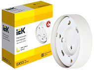Светильник накладной под лампу IEK GX53 бел. LUPB0-GX53-1-K01