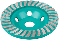 Диск алмазный шлифовальный "Чашка",сегментированный турбо, GreatFlex Light,125 x5.0x20x22.2 м