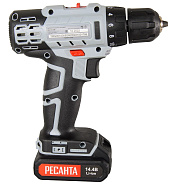 Дрель-шуруповерт аккумуляторная Ресанта ДА-14-2ЛК 75/14/4