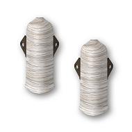 230 Угол наружный Лексида 80мм с крепежом Дуб айсберг (2шт/блистер)