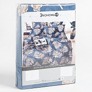 Постельное белье Экономь и Я евро "Листопад" 200*210см,220*215см,70*70см-2 шт, полисатин, 80 г/м²