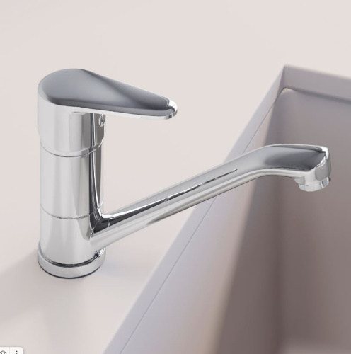 AV5611 Смеситель для умывальника AVRORA Moss с низким поворотным изливом