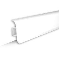 001 Плинтус Лексида 55х2200мм Белый