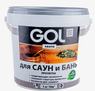 Пропитка для бань и саун GOL № 311, 3кг