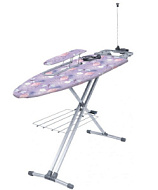 П7511/П8829/8924 Гладильная доска Ника 9, подставка под утюг, полка для белья, рукав, розетка удлинитель 1220*400мм