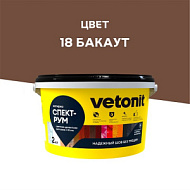Затирка Vetonit Comfort Spectrum бакаут 2 кг