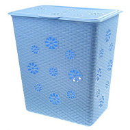 Ж0020 Корзина для белья Альтернатива Плетенка 60л, микс, 460*340*505мм