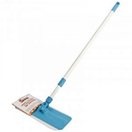 Швабра насадка микрофибра "Рыжий кот"12*32см, ручка тел.мет.120см,