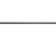 Багет Maestro Насечка Белый Хром 2м