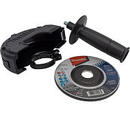 УШМ Makita 9558 HNR (840Вт, Ø125мм, 11000об/мин, 1.8кг, плавный пуск, антирестарт)