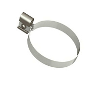 Хомут трубыТехнониколь Оптима металлический L=140,  белый, /60/