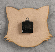 Часы настенные, серия: Детские, "Кот", плавный ход, 24 см