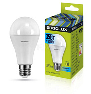 1380950 Лампа светодиодная LED-A70-35W-E27-4K ЛОН 35Вт E27 4500К 180-240В Ergolux 14231