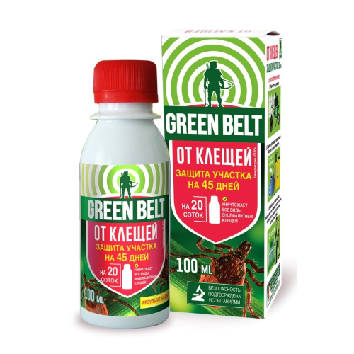 ЗАЩИТА УЧАСТКА ОТ КЛЕЩЕЙ ГРИН БЭЛТ 100мл