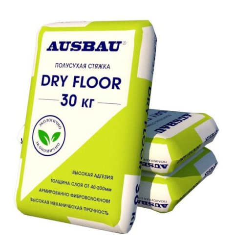 Пол стяжка AUSBAU DRY FLOOR полусухая (30 кг) /48