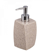 Дозатор для жидкого мыла Аквалиния Светлый камень, полирезина BPO-0859-1A