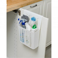 Корзина подвесная (24,0 х 12,0 х 34 см), пластик, белая