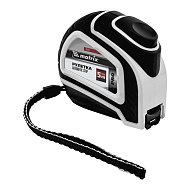 Рулетка Matrix Autostop, 5 м х 19 мм, двухкомпонентный корпус, автоматическая фиксация