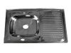 Мойка накладная FABIA 800*600 левая, нержавеющая сталь